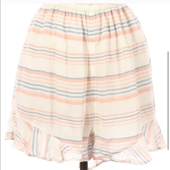 american eagle stripe women's ruffle romper - Picture 4 of 10